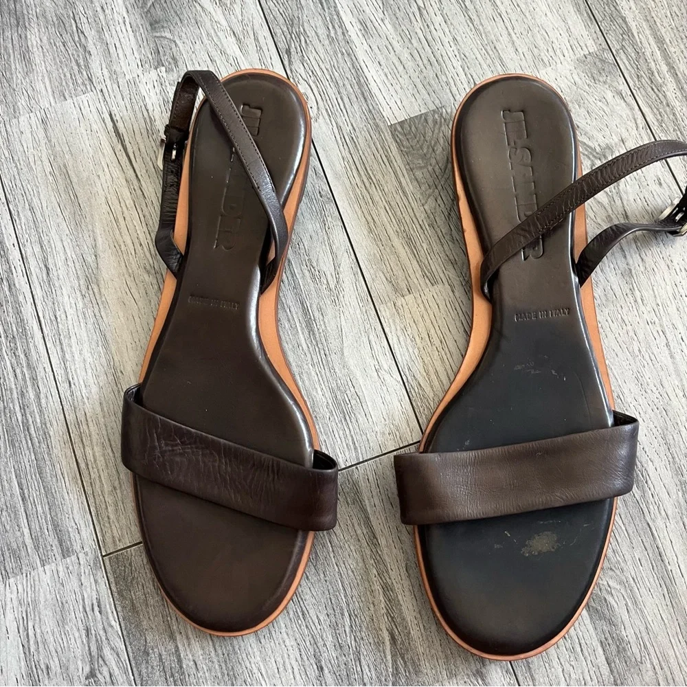 Jil Sander Leather Sandals - Picture 2 of 7